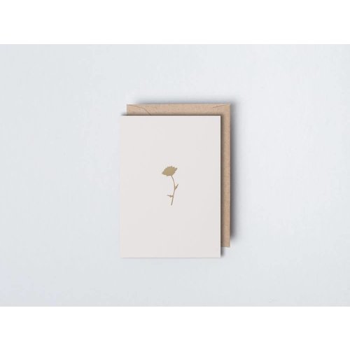 Ola Foil Blocked Card - Small Botanical Collection - Chrysanthemum Ola Foil Blocked Card - Small Botanical Collection - Chrysanthemum