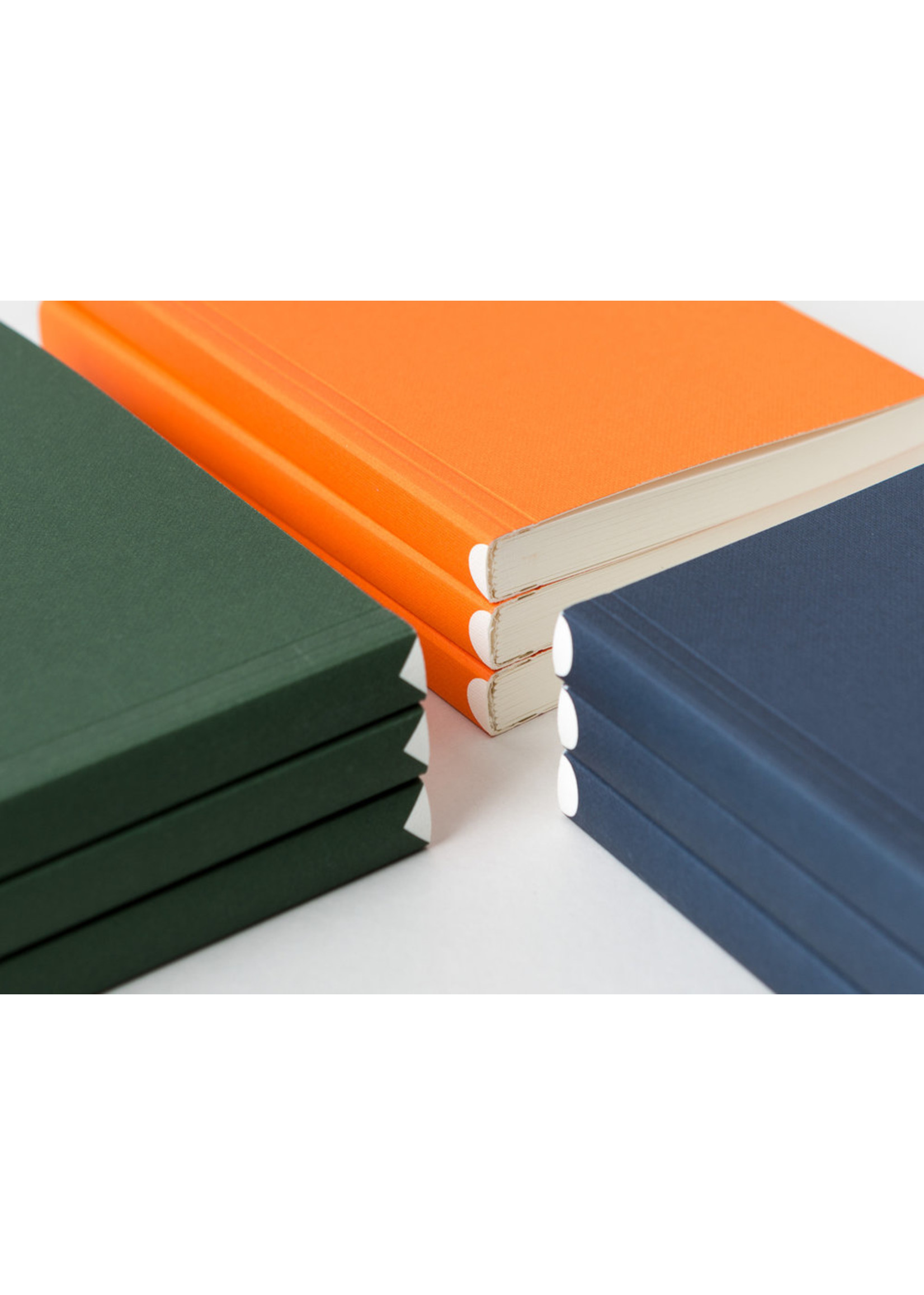 Ola Ola Medium Layflat Notebook: Everyday Objects Edition 1: Circle Navy/Plain