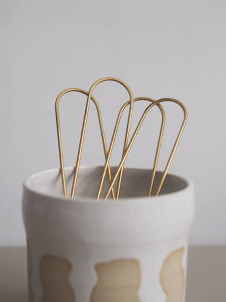 Rosie Drake Knight The Lizzy Brass Hair Slide Truce