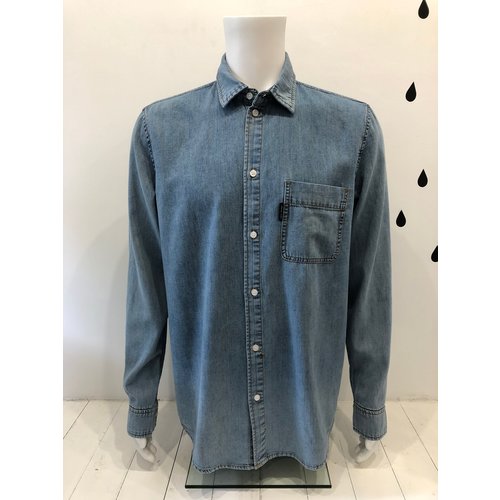 Cheap Monday Fit Denim shirt Hex Blue Cheap Monday Fit Denim shirt Hex Blue