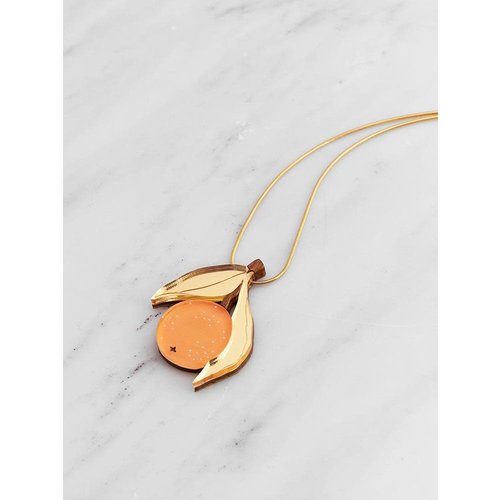 Wolf & Moon Orange Necklace Wolf & Moon Orange Necklace