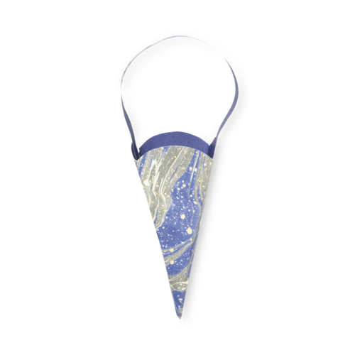 ferm LIVING Marbling Paper Cones - Bright Blue ferm LIVING Marbling Paper Cones - Bright Blue