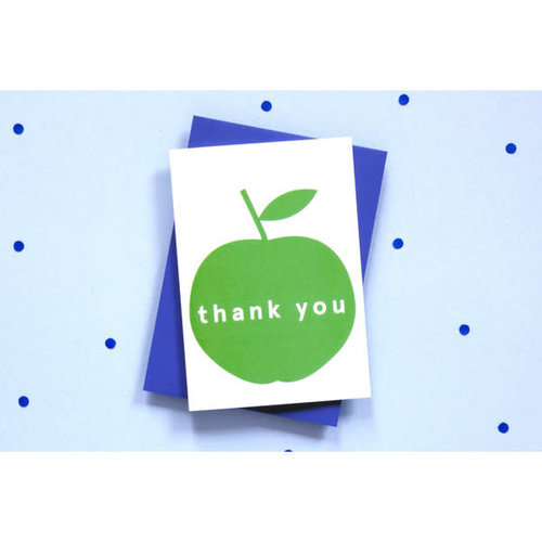 Ola OLA jr Apple Thank You Greeting Card Ola OLA jr Apple Thank You Greeting Card