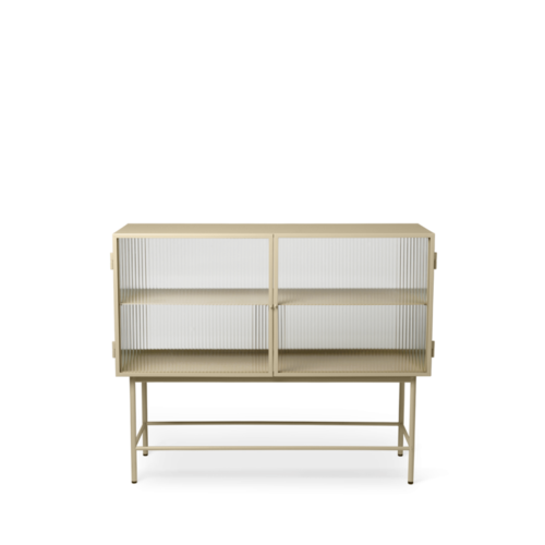 ferm LIVING Haze Sideboard - Cashmere/Reeded Glass ferm LIVING Haze Sideboard - Cashmere/Reeded Glass