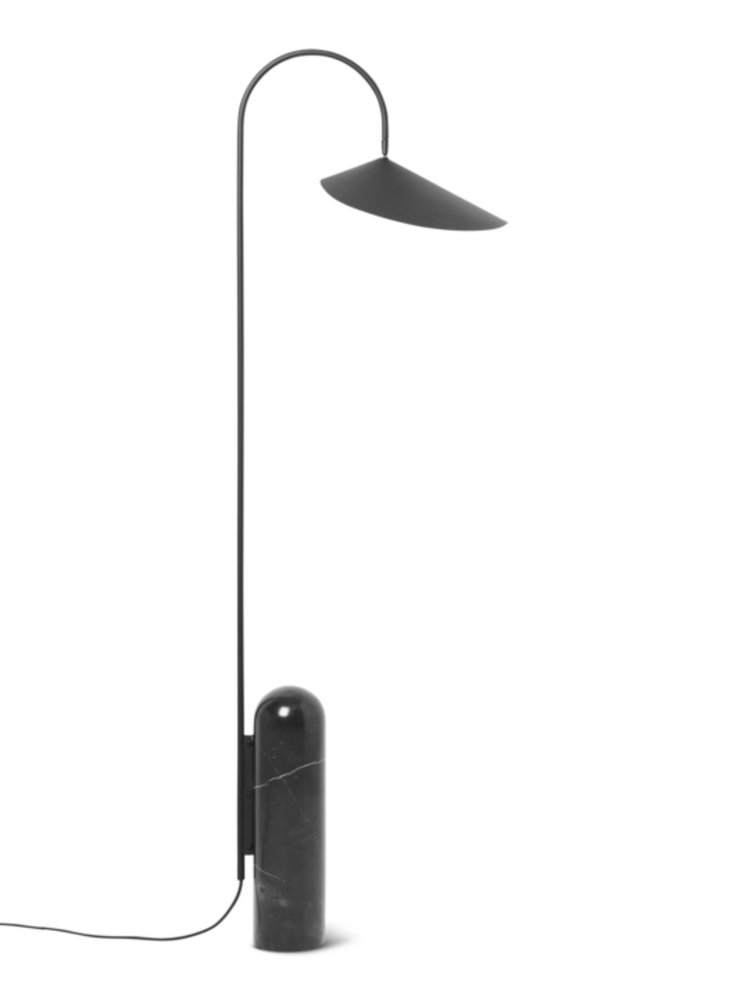 ferm LIVING Arum Floor Lamp Black Truce