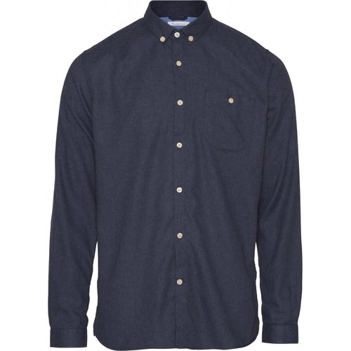 KnowledgeCotton Elder classic melange flannel shirt KnowledgeCotton Elder classic melange flannel shirt