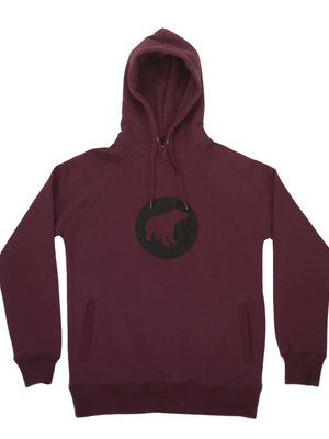plain burgundy hoodie