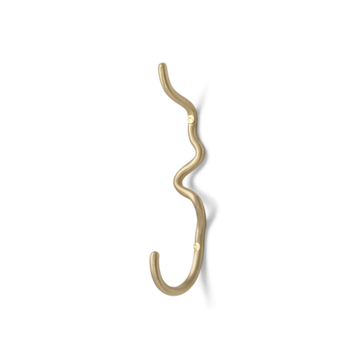ferm LIVING Curvature Hook - Brass ferm LIVING Curvature Hook - Brass