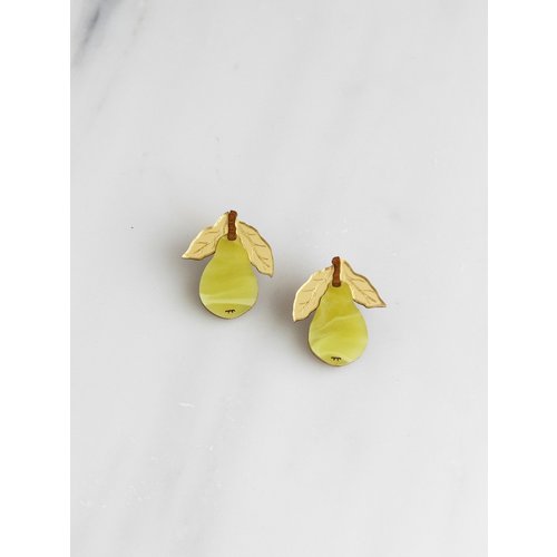 Wolf & Moon Mini Pear Studs Wolf & Moon Mini Pear Studs