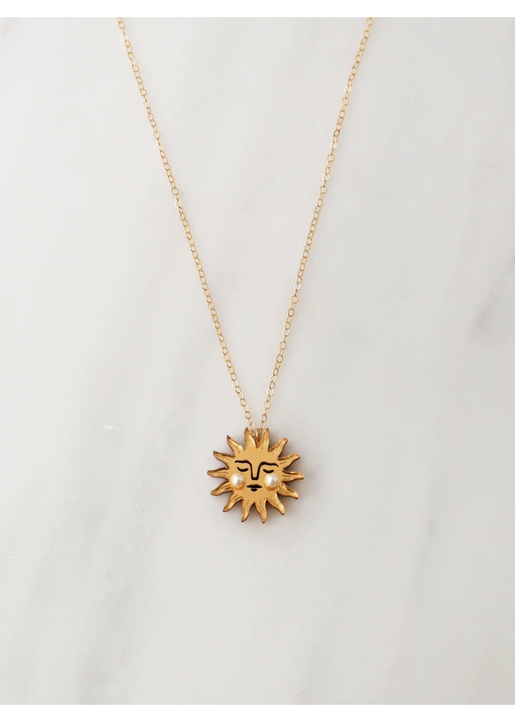 Wolf \u0026 Moon Sun Necklace - Truce