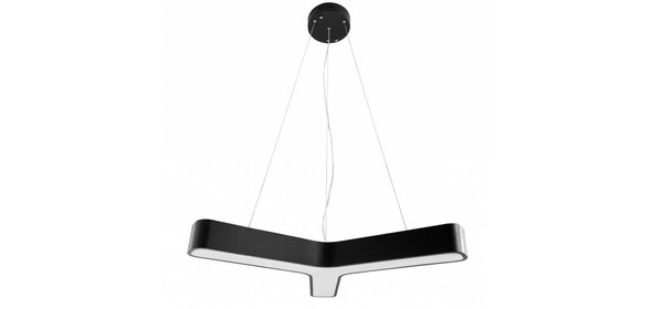 Line Led Hanglamp Zwart Sky Style Line Led Hanglamp Zwart