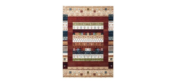 Atlas Vloerkleed 120x170 Multi Rood Kayoom Atlas Vloerkleed 120x170 Multi Rood