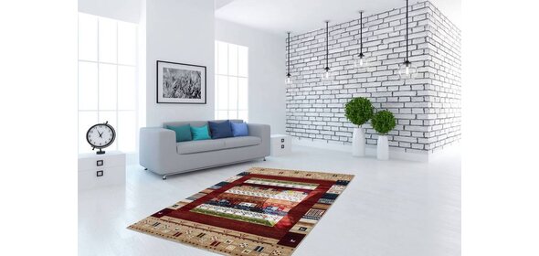 Atlas Vloerkleed 120x170 Multi Rood Kayoom Atlas Vloerkleed 120x170 Multi Rood