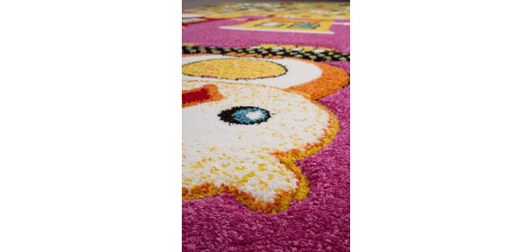 Amigo Uil Kindervloerkleed 160x230 Roze Lalee Amigo Uil Kindervloerkleed 160x230 Roze