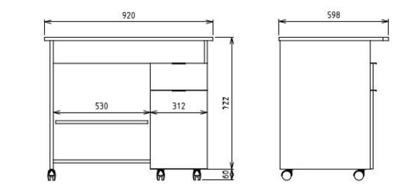 CT 25 Bureau Wit Jahnke Moebel CT 25 Bureau Wit
