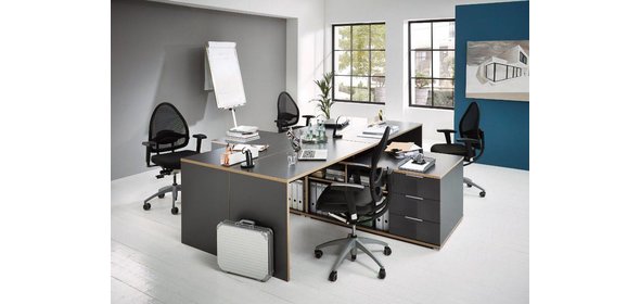 Milan Hoekbureau Antraciet Germania Milan Hoekbureau Antraciet