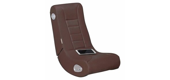 LevelOne Gamestoel Bruin met Bluetooth Music Rocker LevelOne Gamestoel Bruin met Bluetooth