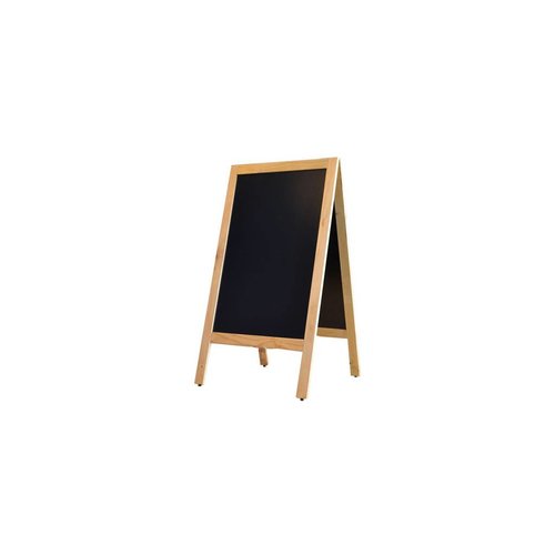 Krijtstoepbord Blankhout 75x135cm 