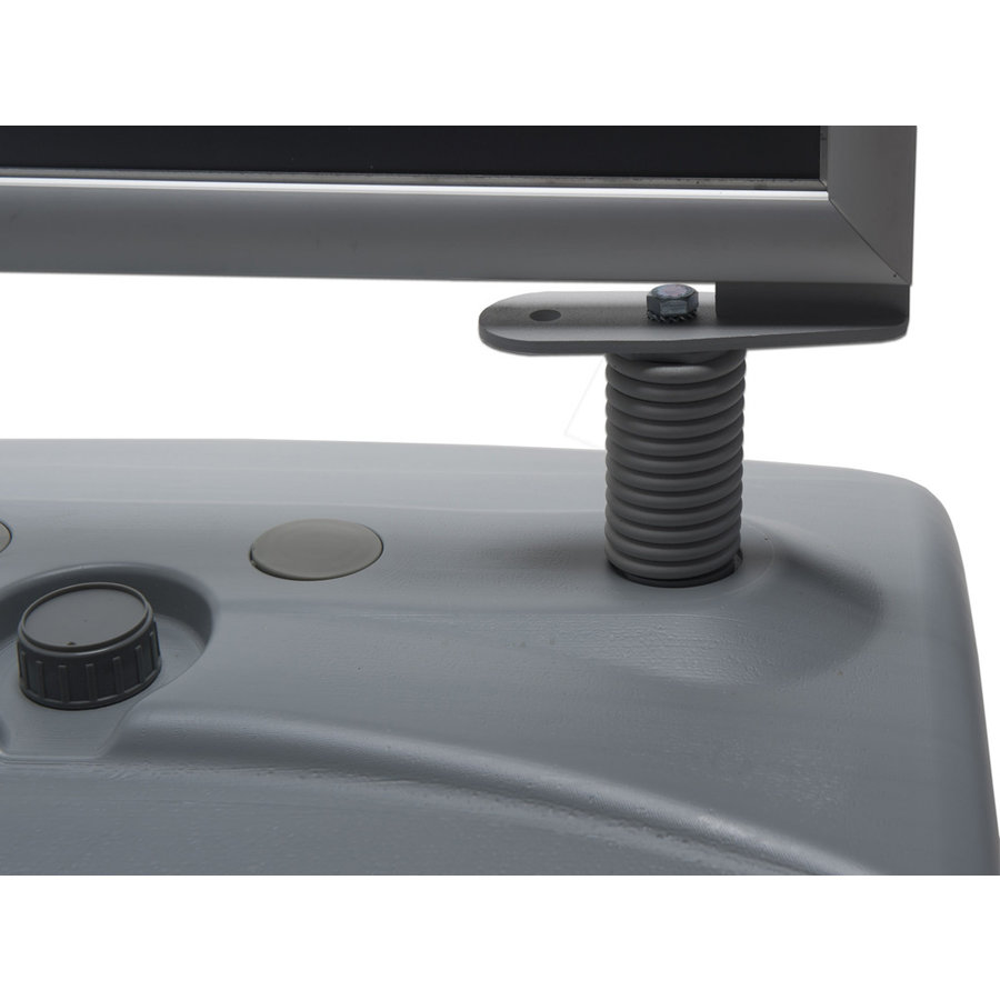 Stoepbord Buiten Grijs met Waterbase A1, A0 en B1