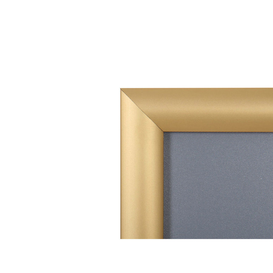 Kliklijst goud 25mm verstek A4, A3, A2, en A1