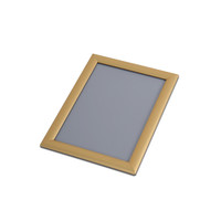 Kliklijst goud 25mm verstek A4, A3, A2, en A1