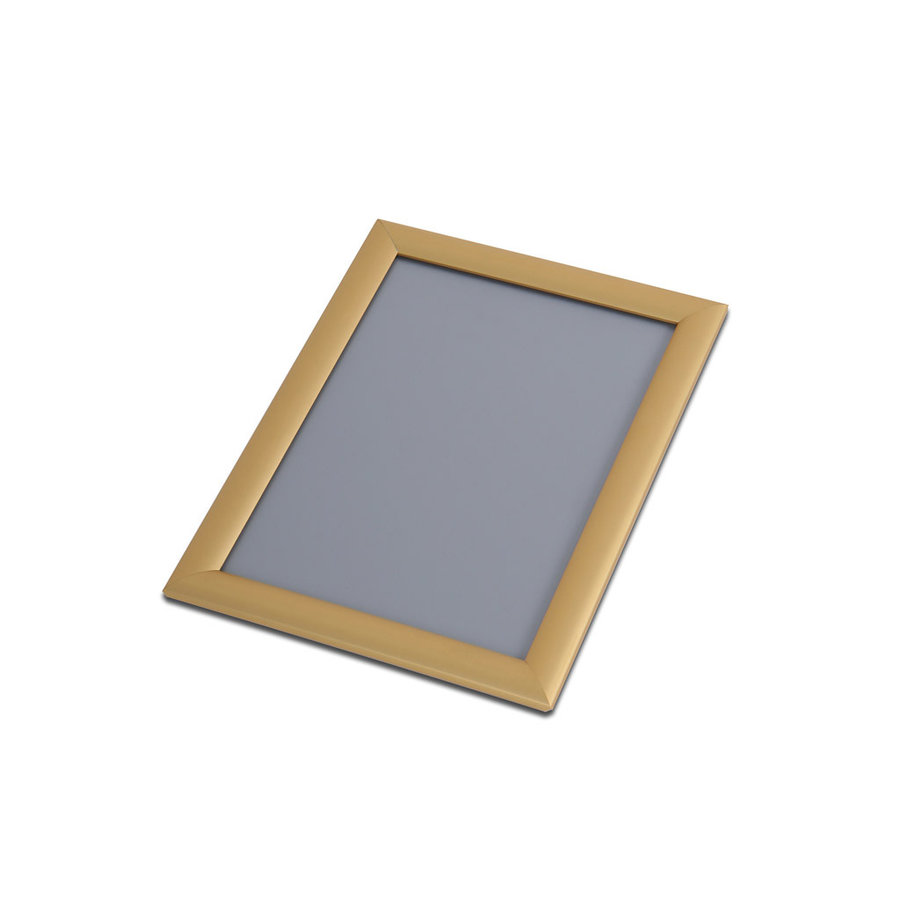 Kliklijst goud 25mm verstek A4, A3, A2, en A1