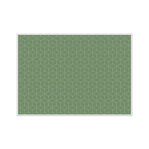 Placemat Hexagon Groen set 
