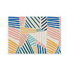 Placemat Kleurrijke Zebra Print 45x32cm  set 6 stuks