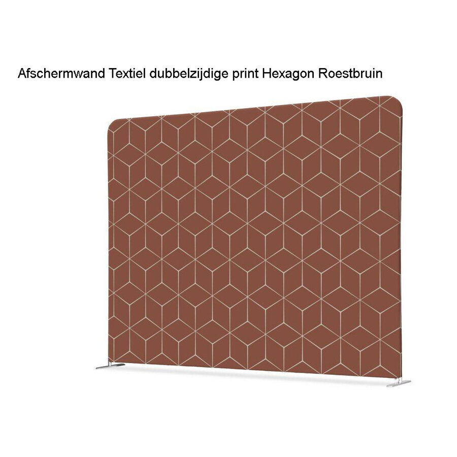 Beangstigend patroon handleiding Afschermwand Textiel Hexagon in diverse kleuren en 2 maten - 2Bcreated