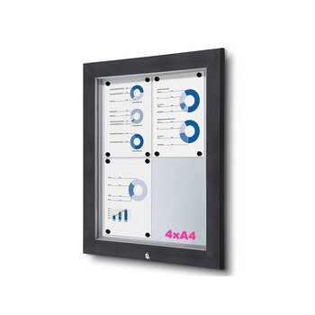 Informatie vitrine antraciet onverlicht buiten  Informatie vitrine antraciet onverlicht buiten