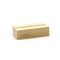Menukaartstandaard  Bamboe blank - A6, A5 en A4 maten - Copy