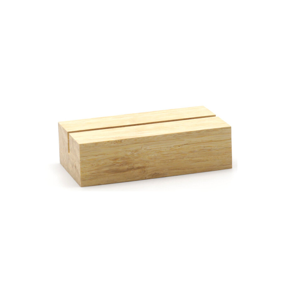 Menukaartstandaard  Bamboe blank - A6, A5 en A4 maten - Copy