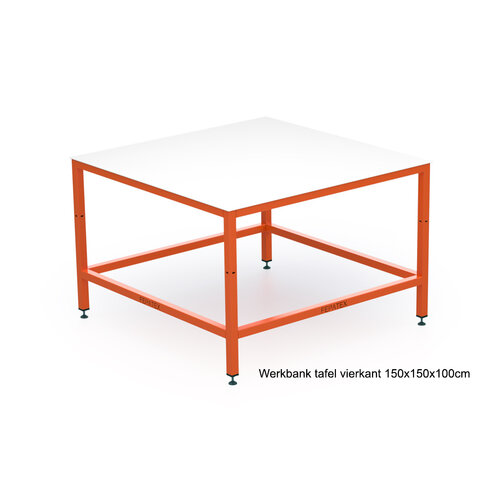 Werkbank tafel vierkant  Werkbank tafel vierkant