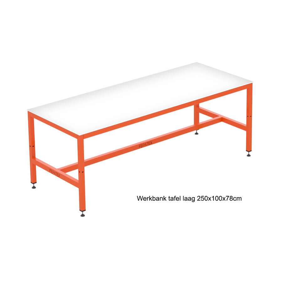Werkbank tafel Laag | Confectie tafel Laag | diverse maten