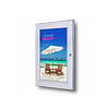Postervitrine indoor alu afsluitbaar onverlicht | Maten A4, A3, A2, A1, A0, B2, en B1