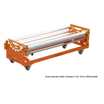 Zware rolhouder mobiel  Zware rolhouder mobiel