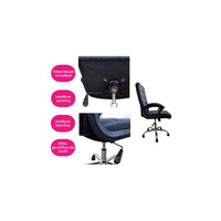 BRASQ Bureaustoel kunstleer Luxe OC600