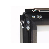 Stoepbord Wind zwart in A1, A0, en B1