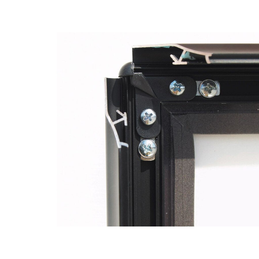 Stoepbord Wind zwart in A1, A0, en B1