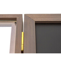 Houten vitrine krijtbord A3 - Binnen gebruik