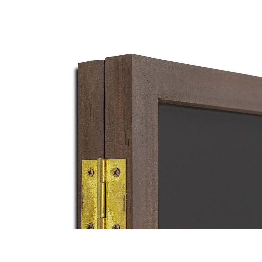 Houten vitrine krijtbord A3 - Binnen gebruik