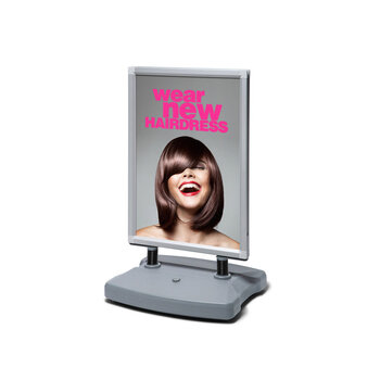 Stoepbord Horeca Buiten Zilver 