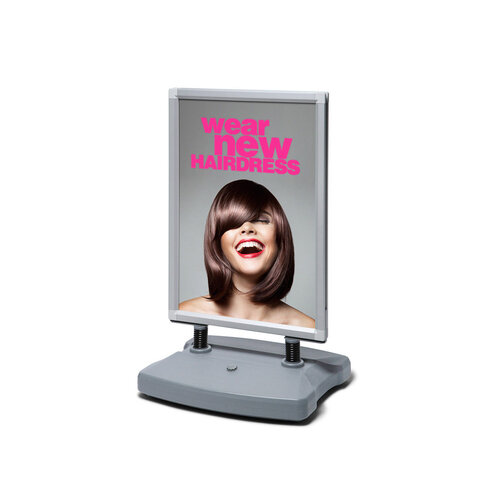 Stoepbord Horeca Buiten Zilver 