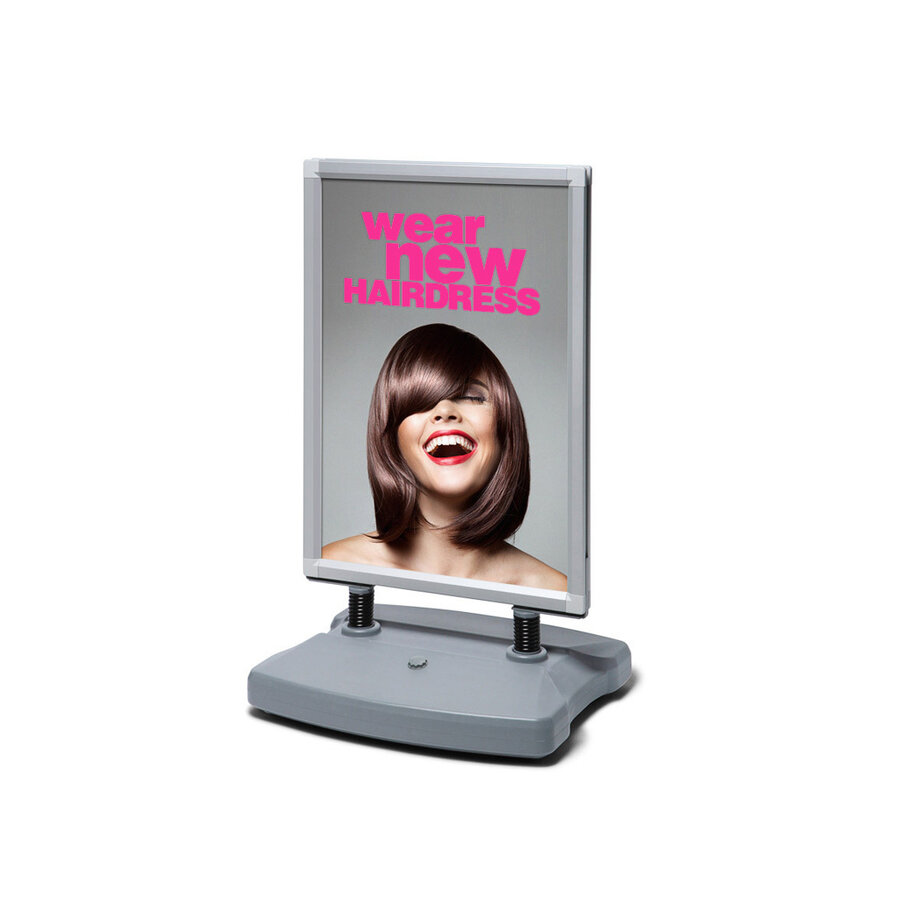 Stoepbord Horeca Buiten Zilver in A1 en B1