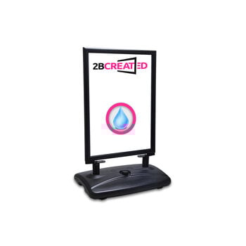 Stoepbord Buiten Zwart 