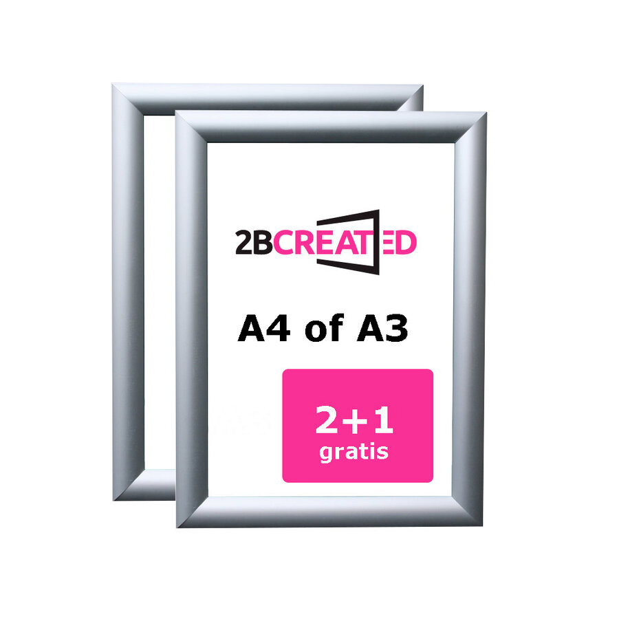 Kliklijst aluminium 25mm verstek | Aanbieding A4 en A3 - Copy