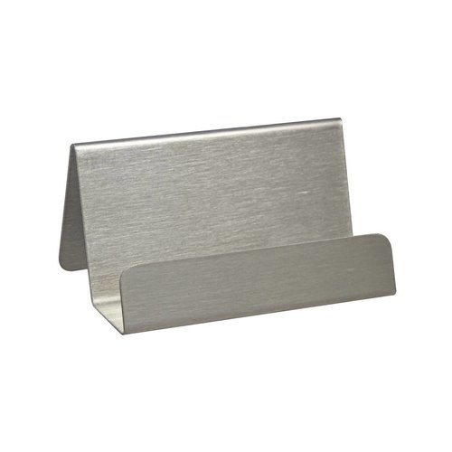 Visitekaartjes standaard RVS liggend  Visitekaartjes standaard RVS liggend