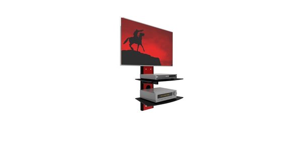 Shelver TV wandmeubel Rood Casado Shelver TV wandmeubel Rood