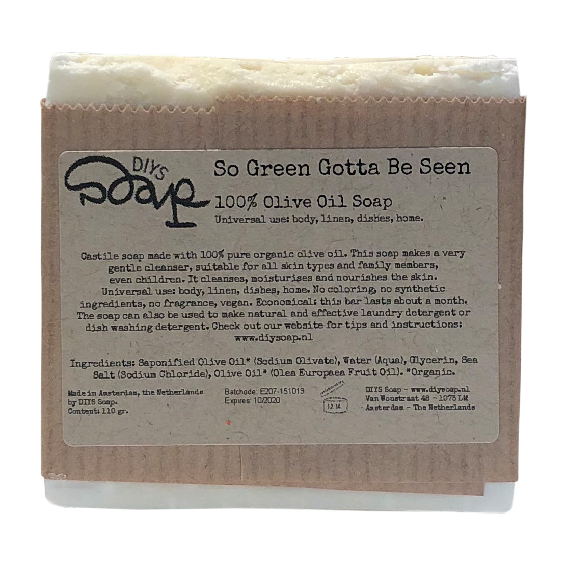 Olijfolie Zeep - Milde DIYS Soap