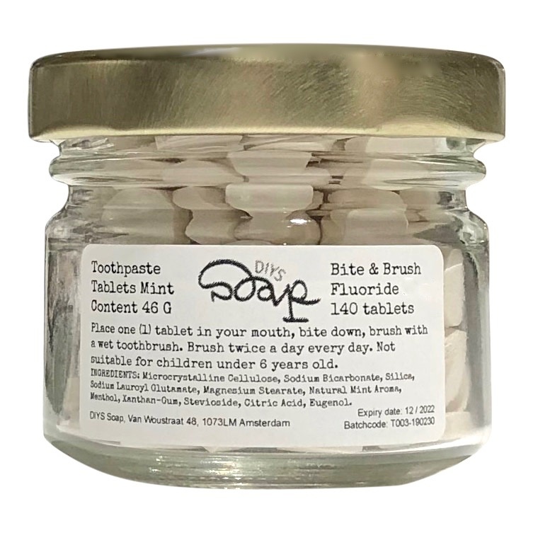 Toothpaste Tablets with Fluoride DIYS Soap